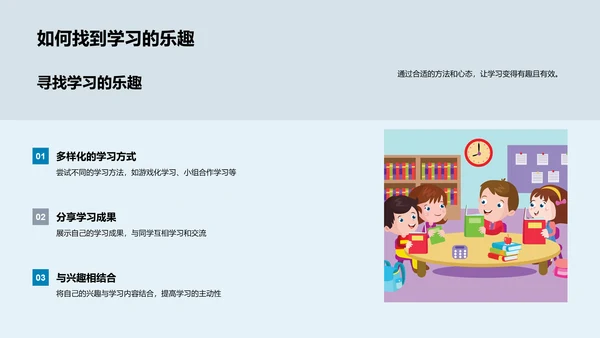 六年级学习生活报告PPT模板