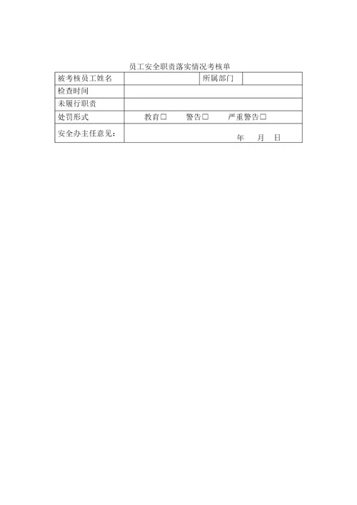 安全生产会议记录表