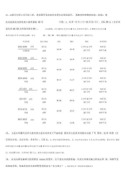 旅游攻略大全资料