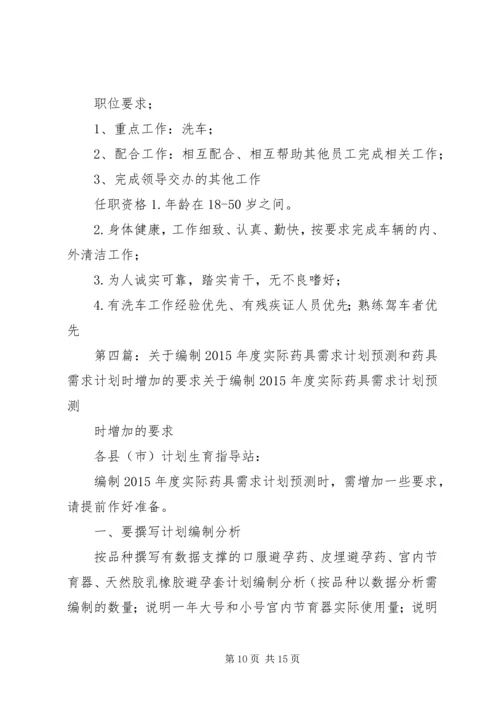 编制资源需求计划.docx