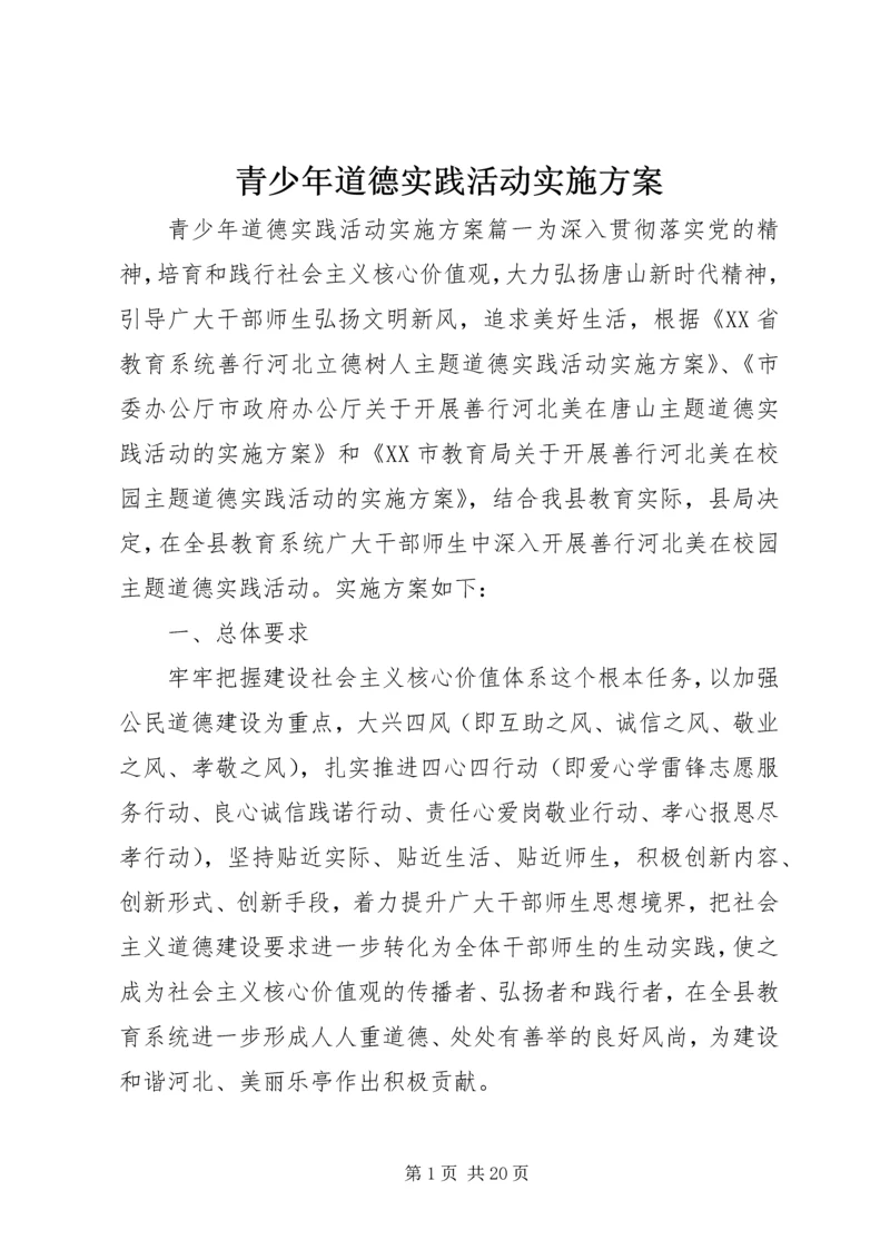 青少年道德实践活动实施方案.docx