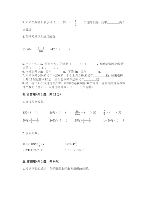 冀教版小学六年级下册数学期末综合素养测试卷及答案【精品】.docx