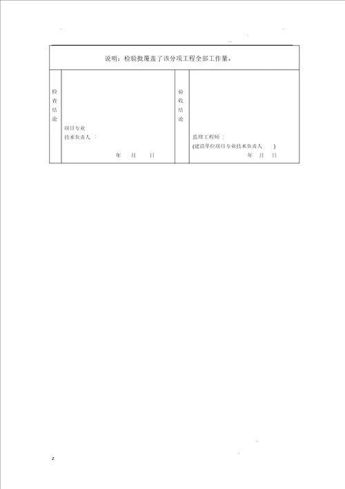 建筑装饰装修工程分部分项验收资料