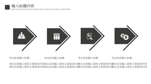 商务范黑色质感工作总结报告通用PPT模板