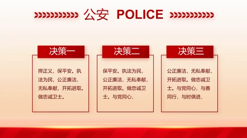 大气公安年终工作总结新年计划PPT