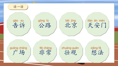 【核心素养】部编版语文一年级下册-2. 我多想去看看 第1课时（课件）
