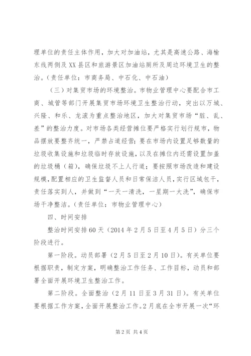 商贸行业环境卫生整治方案.docx