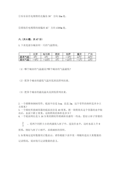 辽宁省【小升初】2023年小升初数学试卷精品（易错题）.docx