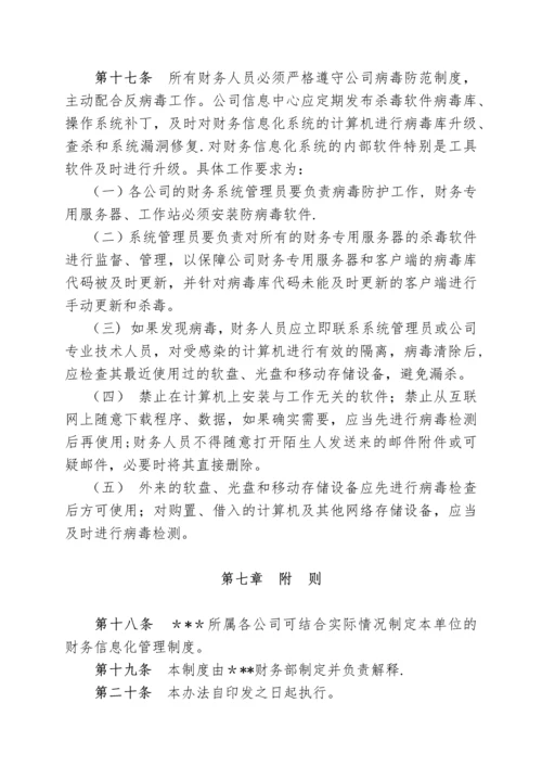 集团财务信息化管理制度实用文档.docx