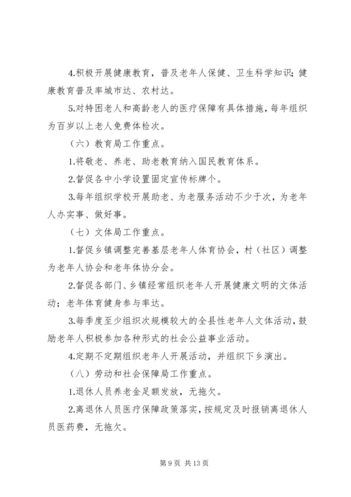 关于创建省级敬老模XX县区的实施意见.docx
