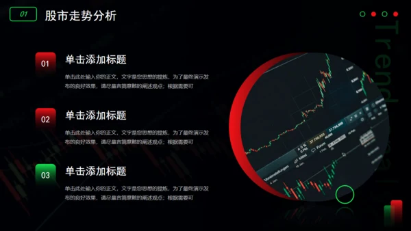 经济学证券市场数据分析通用PPT模板