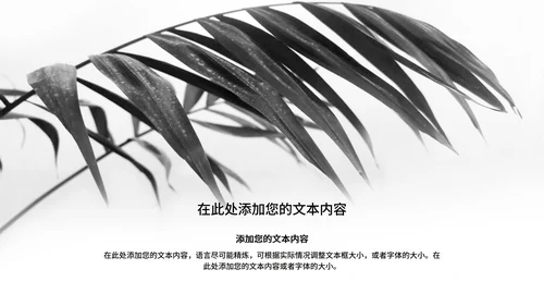 黑色商务风极简工作总结汇报PPT模板