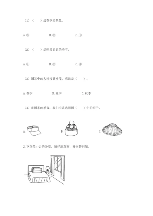 教科版科学二年级上册期末测试卷带答案（培优a卷）.docx