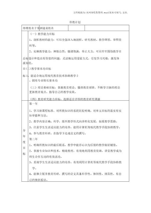 教师师徒结对协议书