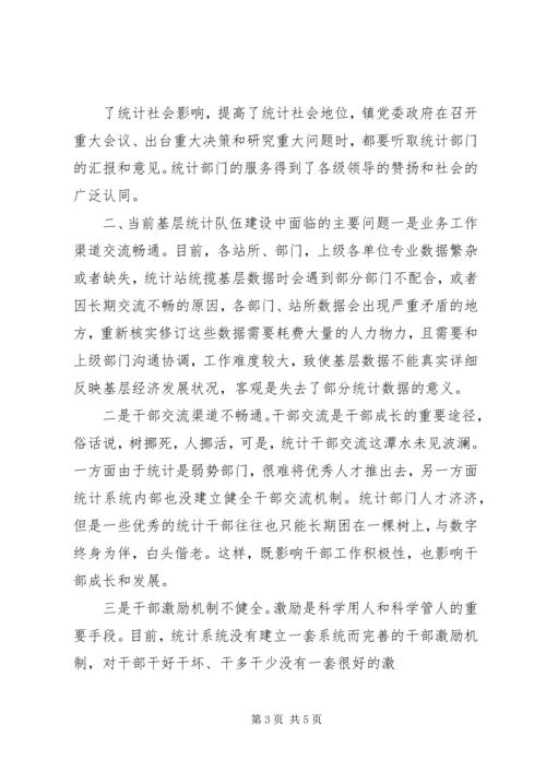 基层统计站工作现状调研报告.docx