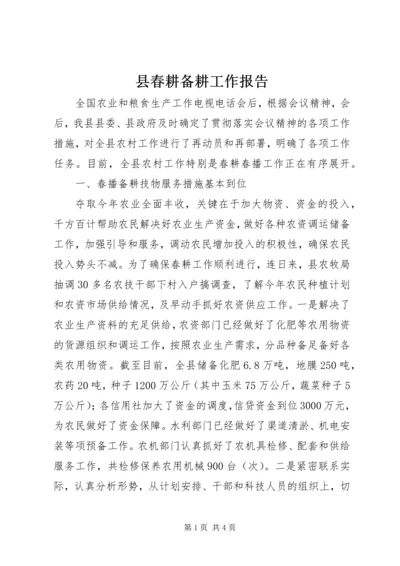 县春耕备耕工作报告 (2).docx