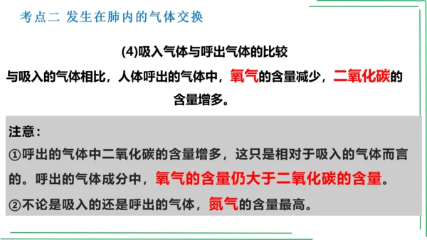 七年级下册 第三章 人体的呼吸【2023春人教七下生物期中期末复习课件】(共28张PPT)