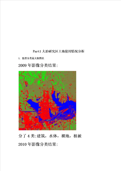遥感应用模型遥感反演土地变化检测模板