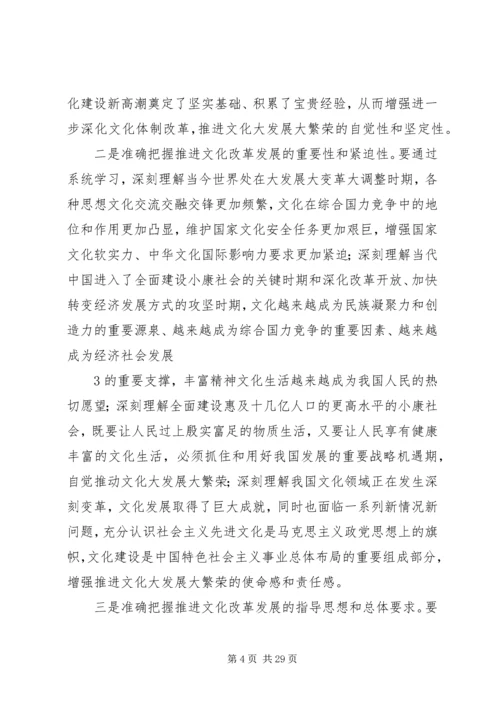 深入学习贯彻党的十七届六中全会精神全面推动边疆少数民族地区宣传思想文化工作发展.docx