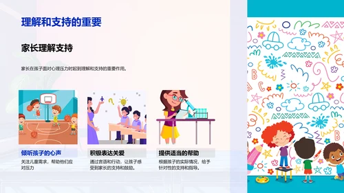 高中生压力应对PPT模板