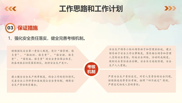 企业安全生产责任落实工作汇报PPT模板