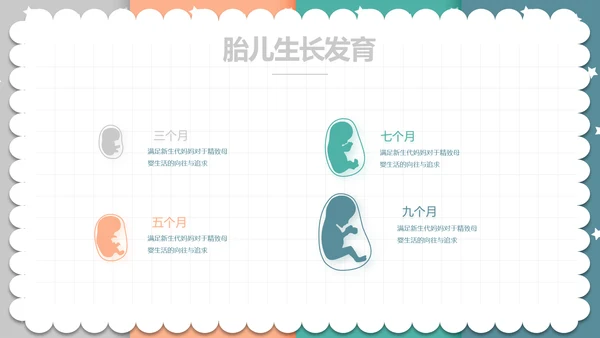 精美卡通可爱拼色风格母婴婴儿护理动态PPT