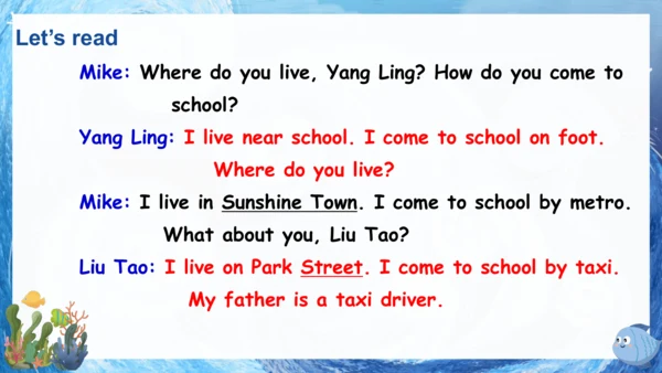 Unit 2 How do you come to school? story time课件(共27