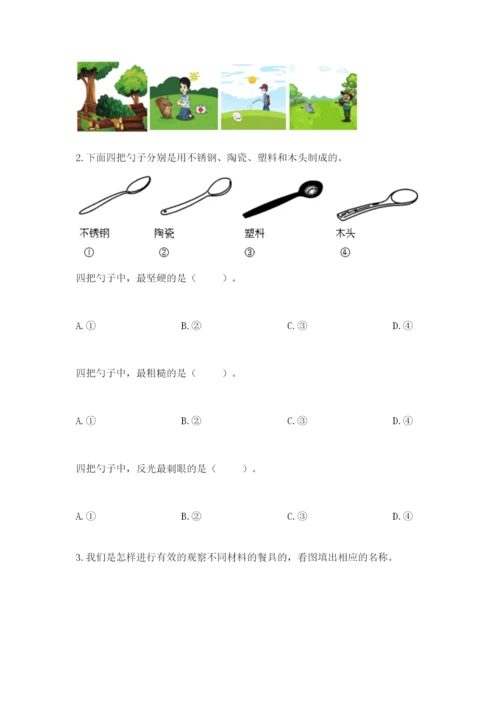 教科版科学二年级上册《期末测试卷》含答案【夺分金卷】.docx