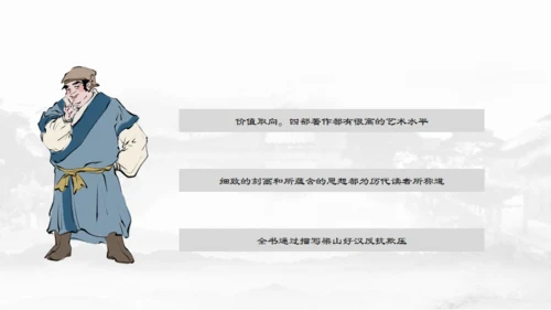 四大名著介绍通用PPT模板