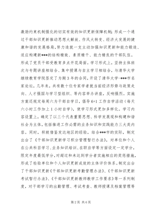 助推知识更新工程助推了干部教育.docx