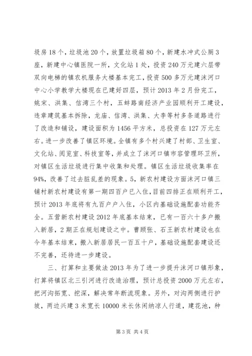 乡镇小城镇建设汇报材料.docx