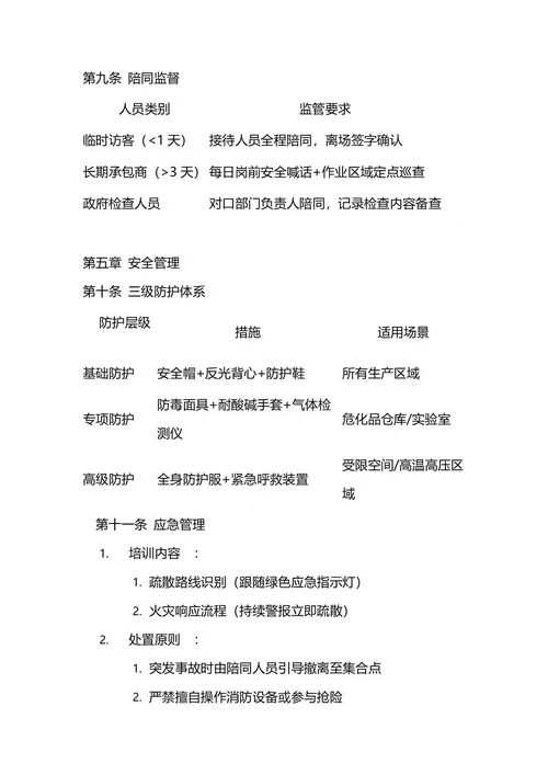 通用外来人员管理制度