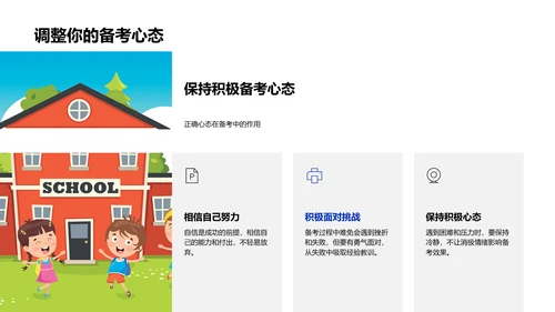 备考策略讲座PPT模板