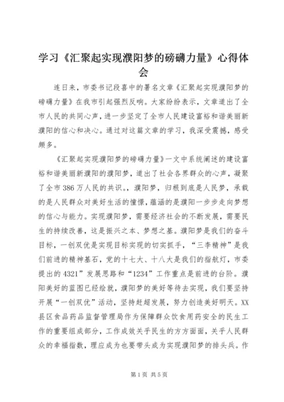 学习《汇聚起实现濮阳梦的磅礴力量》心得体会_1 (3).docx