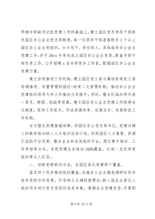 党建经验产业园区党建工作经验材料四篇.docx