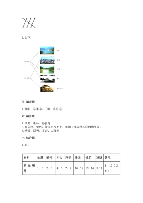 教科版二年级上册科学期末测试卷精品【网校专用】.docx