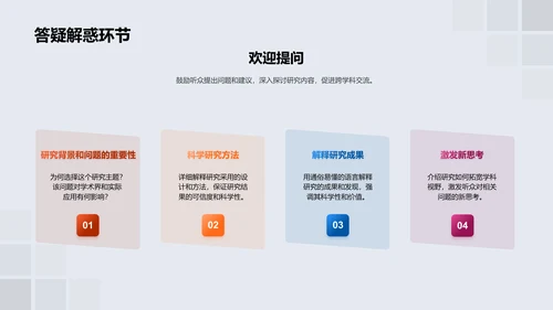 答辩开题讲解PPT模板