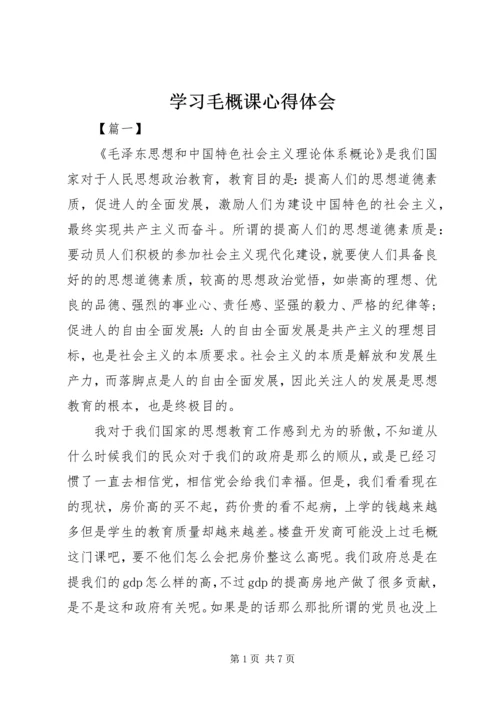 学习毛概课心得体会.docx