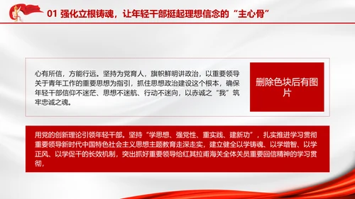 全面加强优秀年轻干部育选管用工作党员培训党课PPT