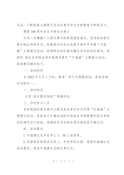 建团100周年金点子策划方案.docx