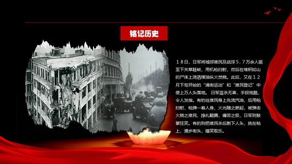 国家公祭日南京大屠杀通用PPT课件
