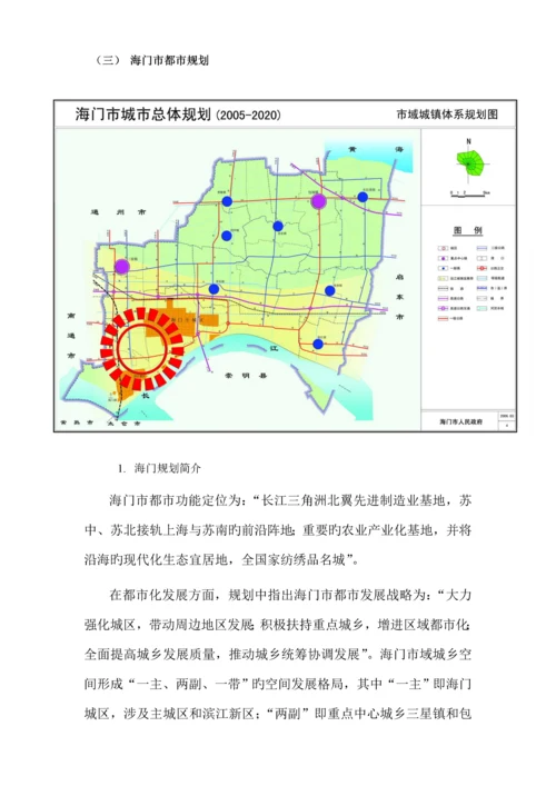 海门房地产市场调查汇总报告.docx