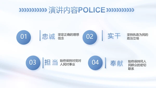 蓝色大气公安警察工作总结汇报动态PPT模板