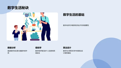 数学在生活应用PPT模板