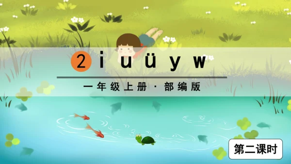 汉语拼音2  i  u  ü  y  w 课件