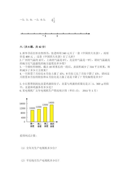 辽宁省【小升初】2023年小升初数学试卷带答案（a卷）.docx