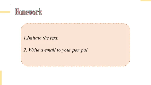 Module 5 Unit 1 Can I write to her（课件(共39张PPT)