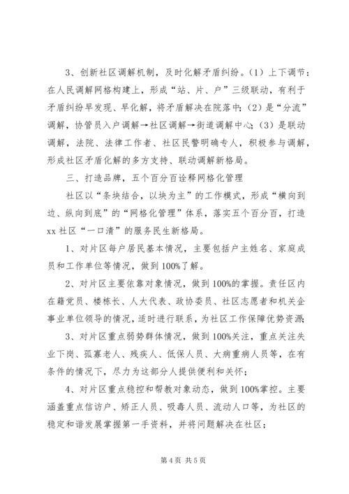 XX社区网格化管理经验材料.docx