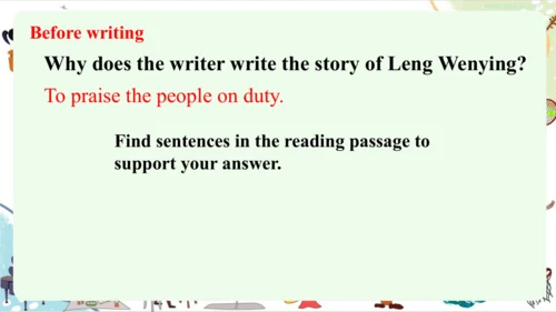 Unit4 Developing ideas （Reading for Writing）(Writi