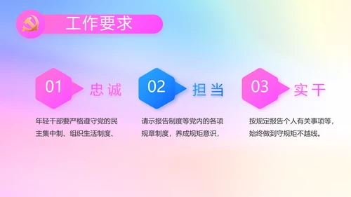 炫彩青春五四青年节共青团动态PPT